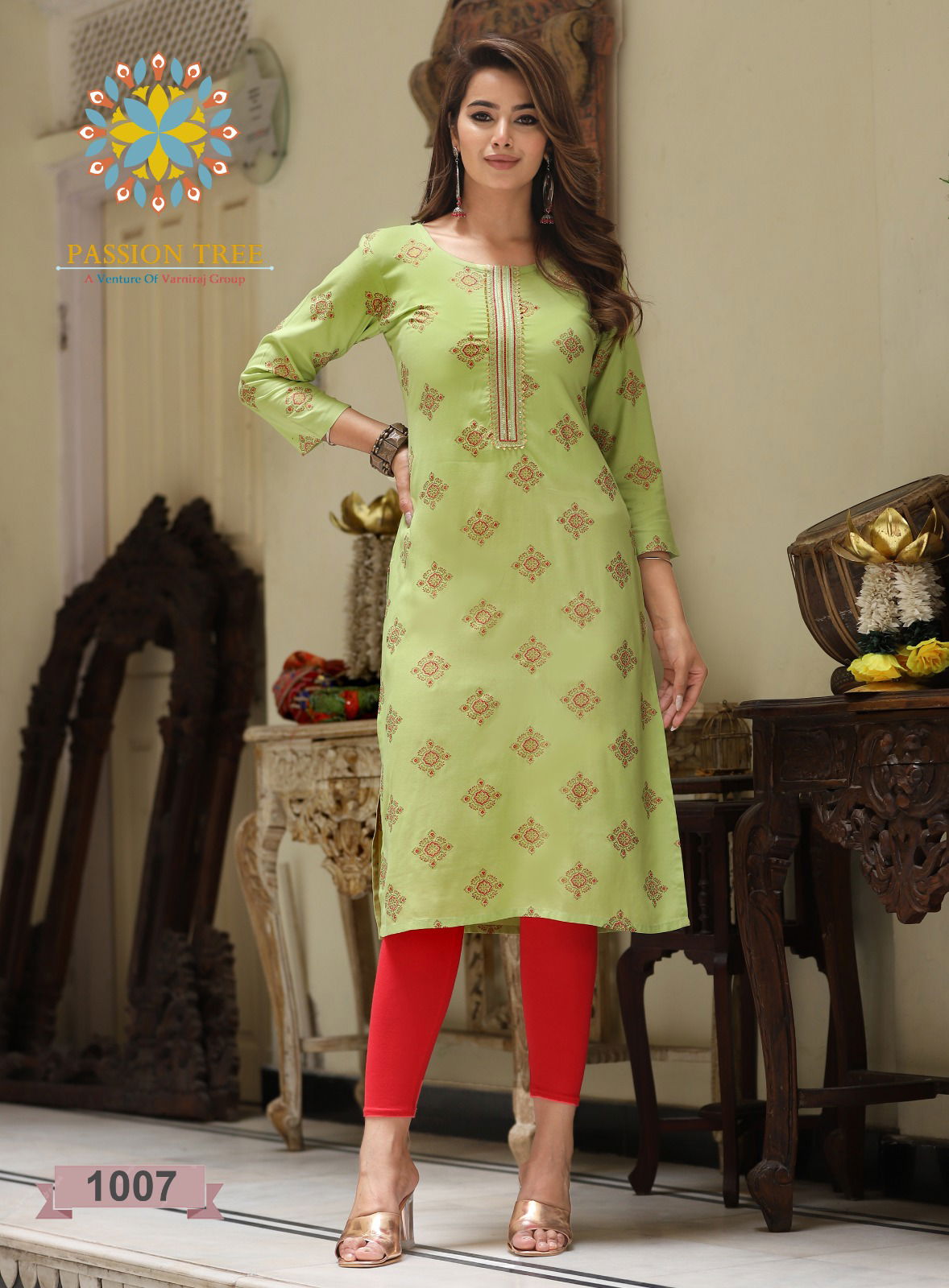 Albeli Vol 1 By Passion Tree Embroidery Printed Designer Kurtis
